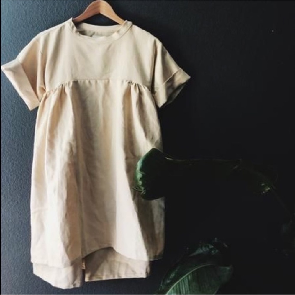 Amae Co Bone Blouse Dress NWT